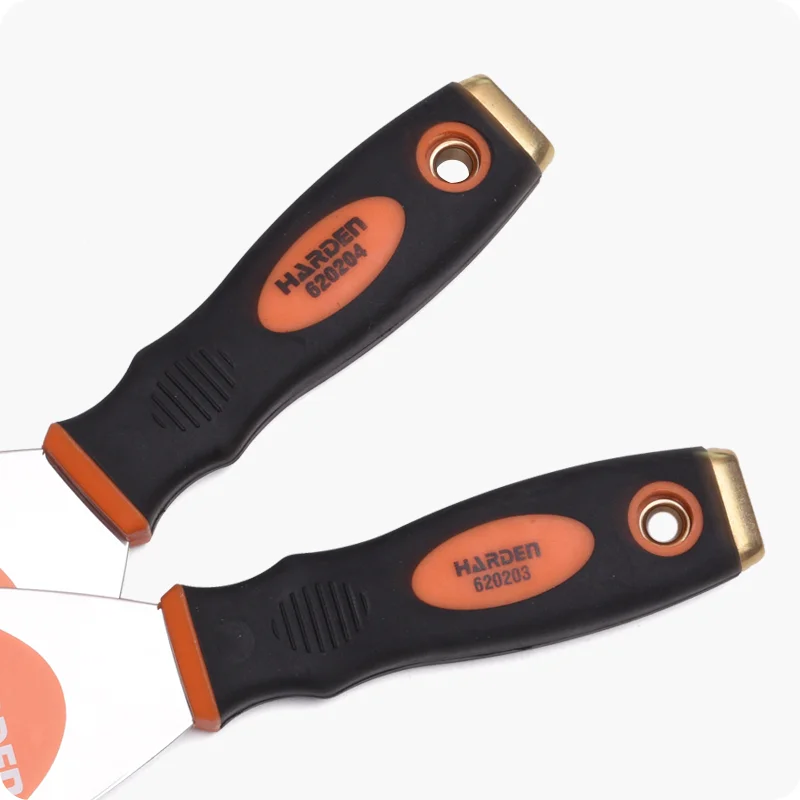 ESPATULAS ESTÁNDAR — ESPATULA DE ACERO INOXIDABLE CON MANGO ERGONOMICO Y PUNTA PARA GOLPEO 25mm (1") - HARDEN