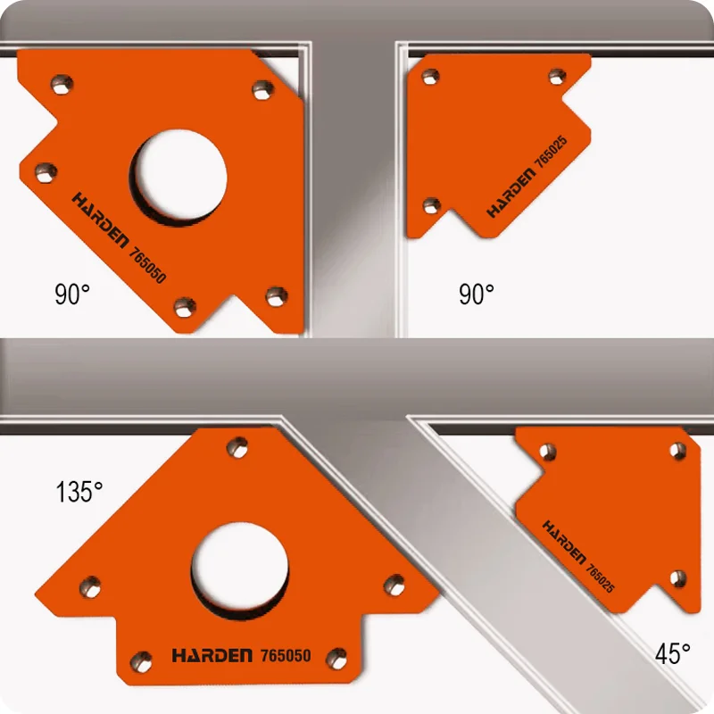 SOPORTE PARA SOLDADURA — ESCUADRA MAGNETICA PARA SOLDADURA JUEGO DE 4 PZS - HARDEN