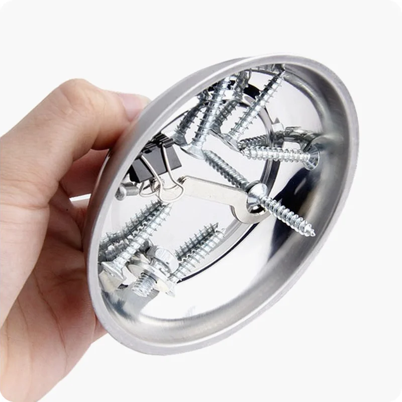 CHAROLAS MAGNETICAS — BANDEJA MAGNETICA ACERO INOXIDABLE CIRCULAR 150mm - HARDEN