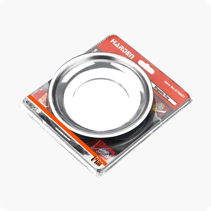CHAROLAS MAGNETICAS — BANDEJA MAGNETICA ACERO INOXIDABLE CIRCULAR 150mm - HARDEN