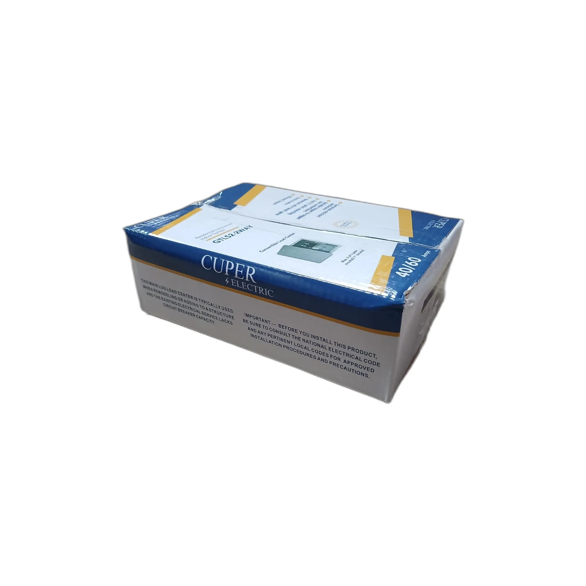 TABLERO PARA BREAKER — 2 CIRCUITOS 40/60A - CUPER ELECTRIC · NATURAL