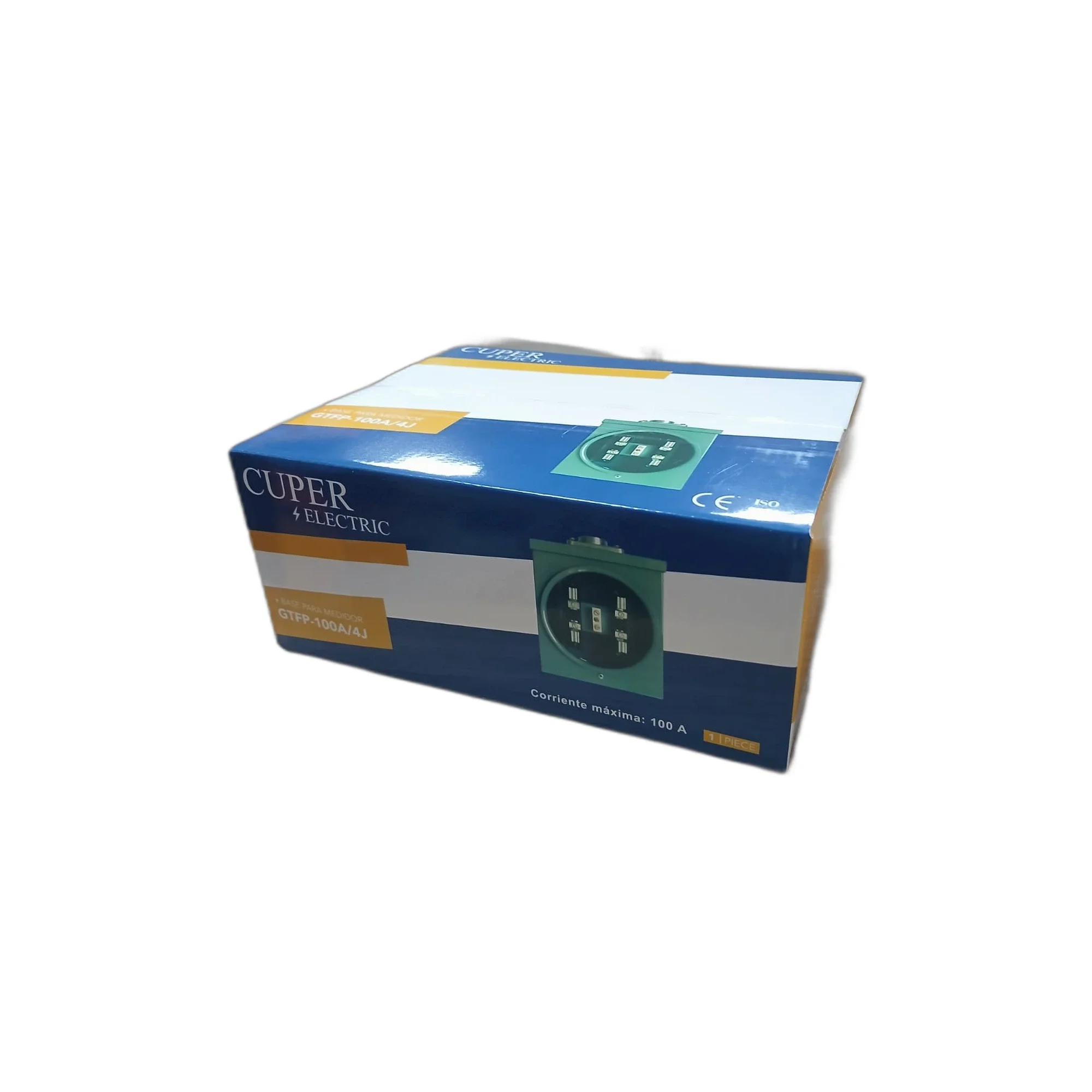 BASE PARA MEDIDOR DE ENERGIA CUADRADO — 100A - CUPER ELECTRIC · NATURAL