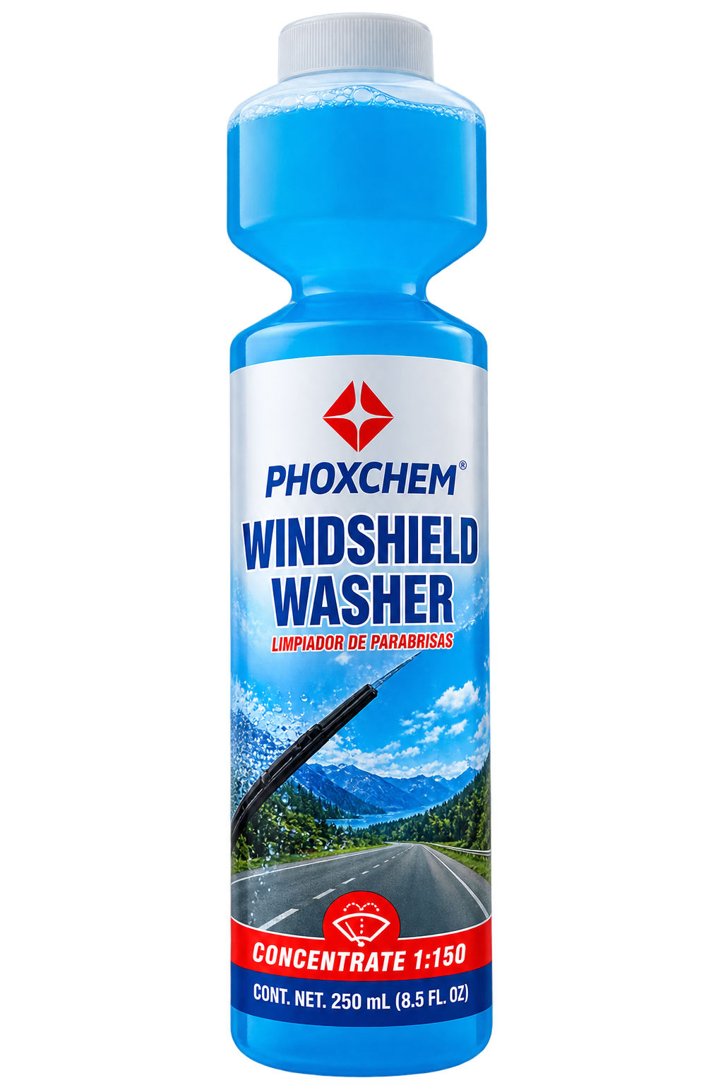LIQUIDO LIMPIA PARABRISAS AZUL CON DOSIFICADOR