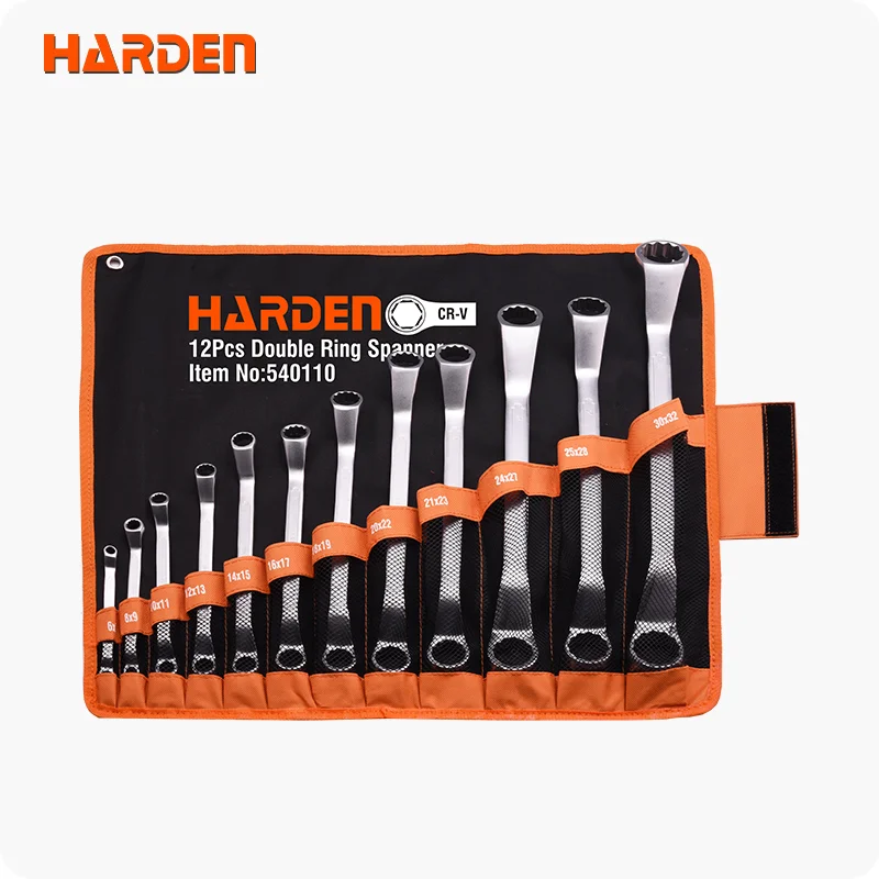 JUEGO DE LLAVE DOBLE ANILLO — JUEGO DE LLAVES DOBLE ANILLO 12PZS - HARDEN