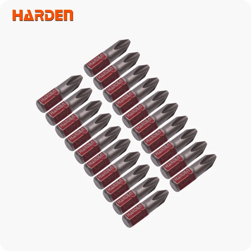 PUNTAS DE DESTORNILLADOR PARA TALADRO — PUNTA ESTRELLA ACERO INDUSTRIAL PH2 x 25mm CAJA DE 20 - HARDEN