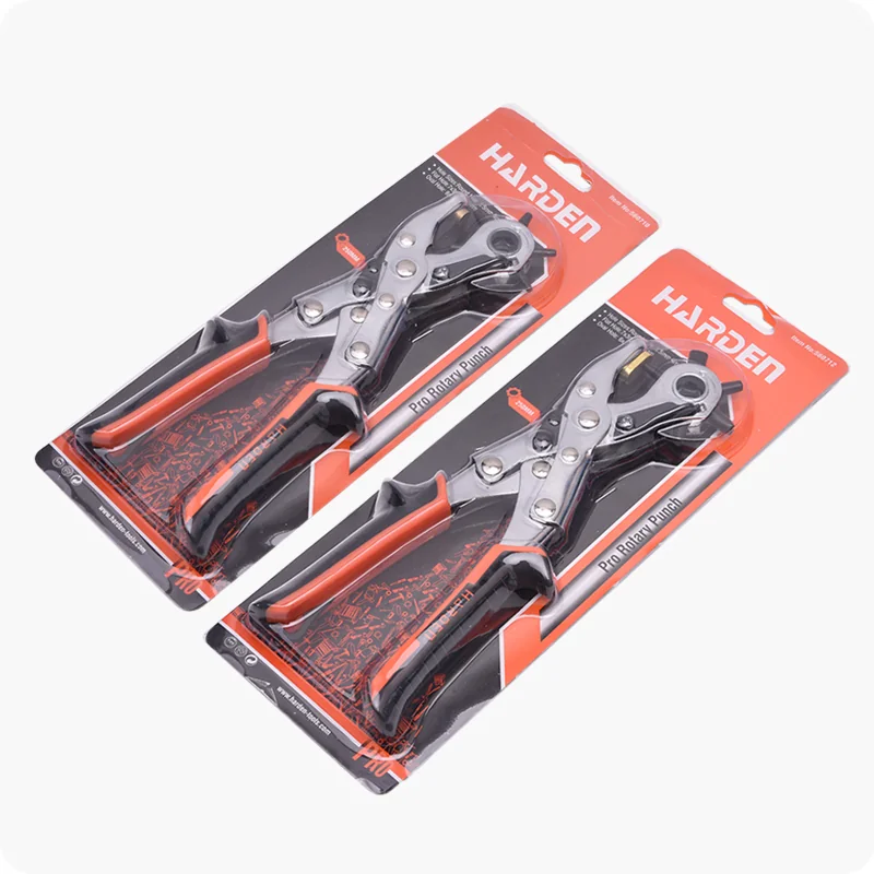 PONCHADORA SACABOCADOS Y PERFORADORAS — PERFORADORA DE CUERO 250mm (10") - HARDEN