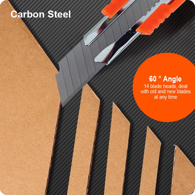CUCHILLAS PARA EXACTO 18MM — HOJILLAS PARA EXACTO 18x100mm CAJA DE 10 - HARDEN