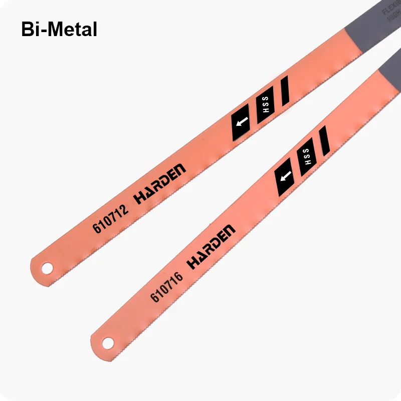 HOJAS DE SEGUETA BIMETAL — HOJA DE SEGUETA BI-METAL 18 DIENTES 12" - PAQUETE DE 2 - HARDEN