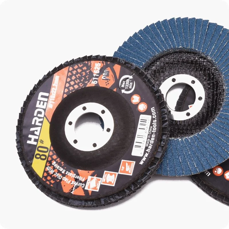 DISCO FLAP (1.000 HOJAS) — DISCO FLAP CURVO (1.000 HOJAS) 4-1/2" (115mm) 40# - HARDEN