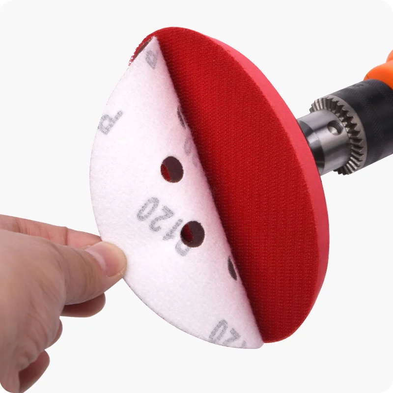 LIJA REDONDE CON VELCRO — LIJA REDONDA CON VELCRO 125mm  #40  EMPAQUE DE 10 -  HARDEN
