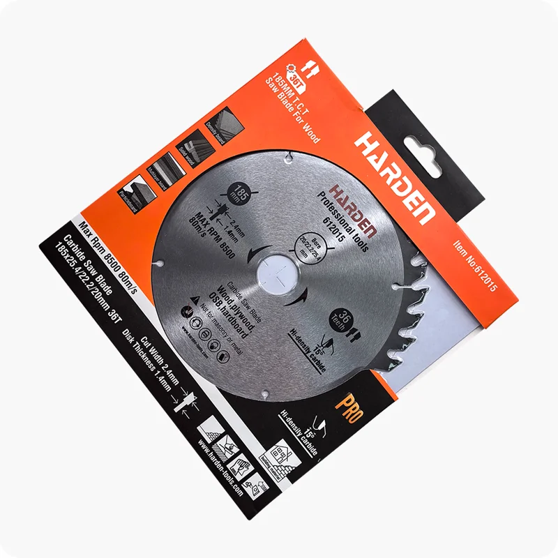 DISCO DE SIERRA — DISCO DE SIERRA T.C.T PARA MADERA 30 DIENTES 4-1/2 (110mm) - HARDEN