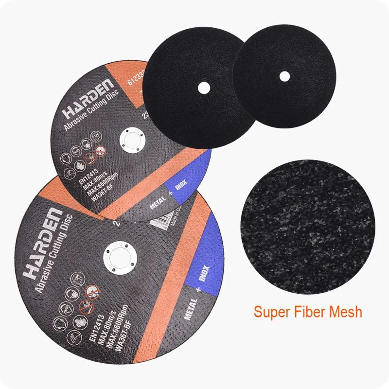DISCO DE CORTE PLANO PARA METAL — DISCO DE CORTE DE METAL Y ACERO INOX PLANO T41 115mm (4-1/2) X 22.2mm (7/8") X 1.0mm ULTRA FINO - HARDEN
