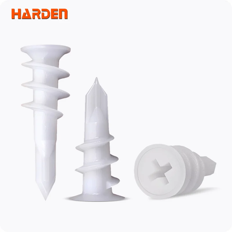 ANCLAJE DE NYLON PARA GYPSUM — SET DE ANCLAJE DE NYLON PARA GYPSUM #6 (M13x42) 10 UND - HARDEN