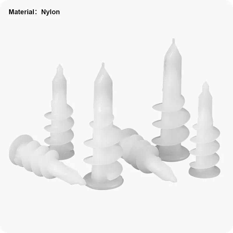 ANCLAJE DE NYLON PARA GYPSUM — SET DE ANCLAJE DE NYLON PARA GYPSUM #6 (M13x42) 10 UND - HARDEN