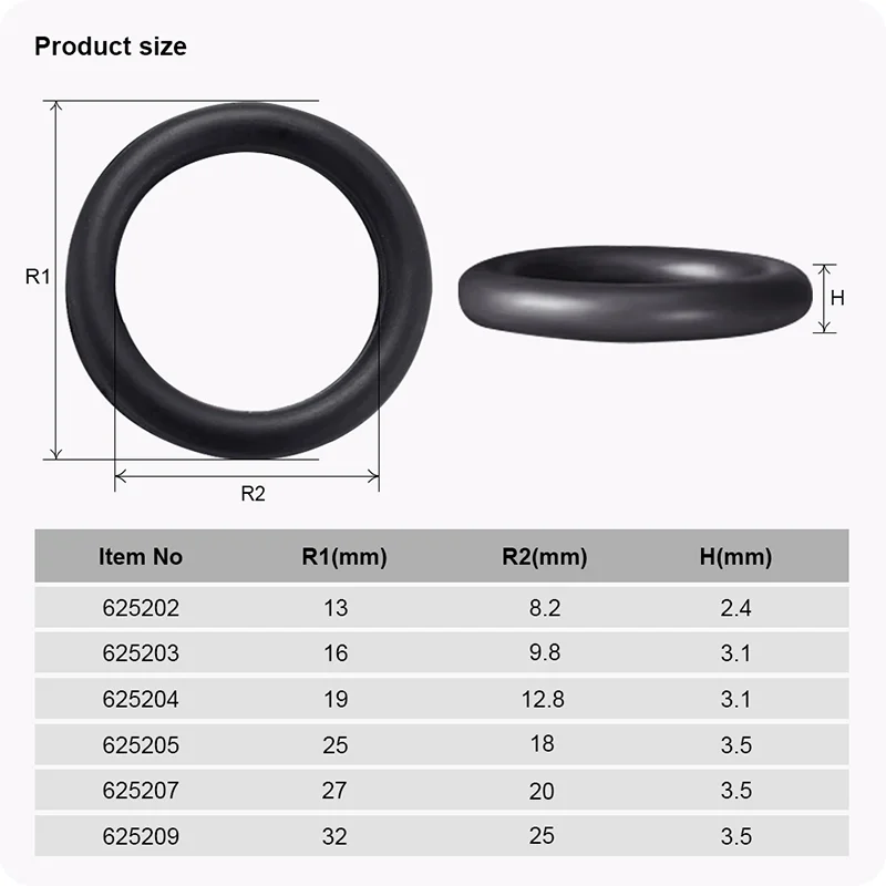 O-RING NBR — SET DE O-RING NBR M13x2.4mm 57 UND - HARDEN