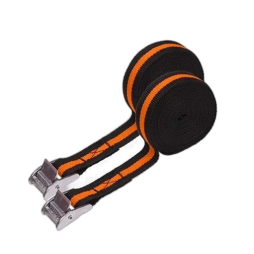 CINTA AMARRE CON RATCHET — JUEGO DE 2 CINTAS DE AMARRE CON RATCHET 25mm x 5Mts - HARDEN