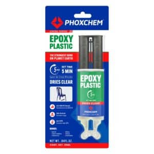 Clear Epoxy Syringe – Plastic Bonder, 25ml